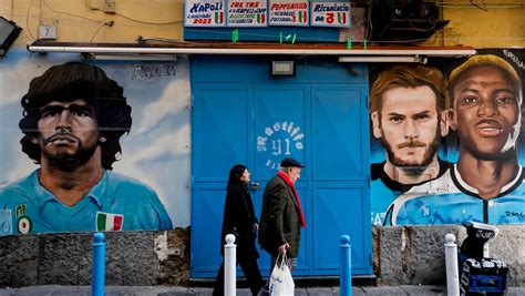 Osimhen and Kvara earn their mural spots alongside Maradona